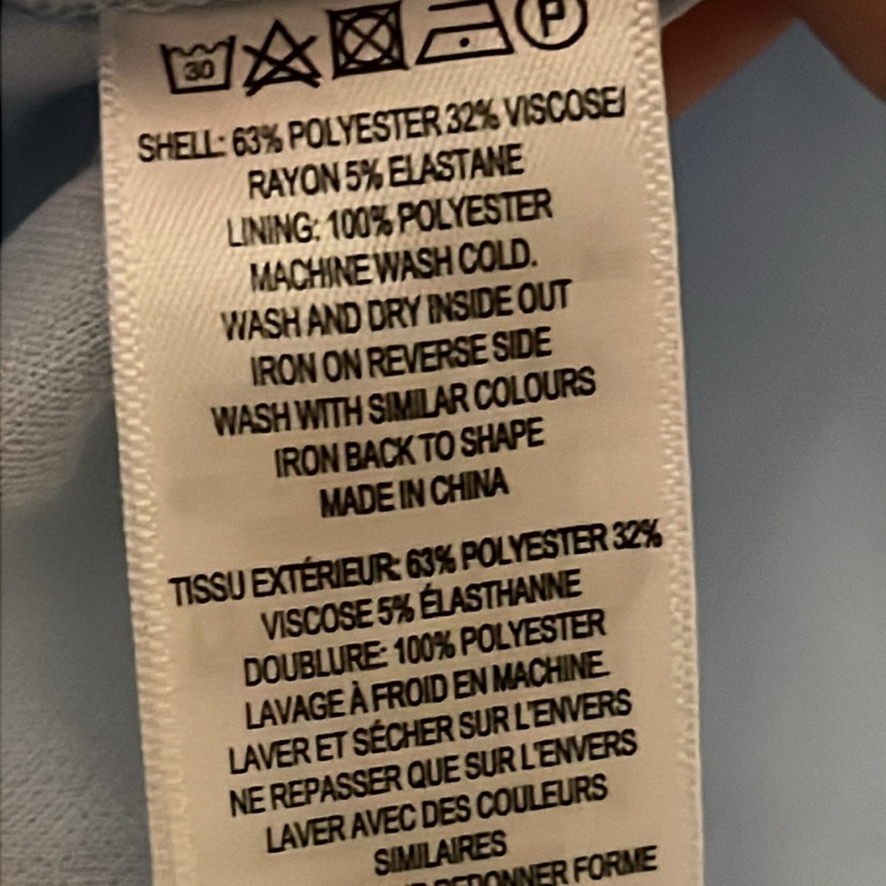 French Connection Women's Whisper Light Stretch Solid Mini Light Blue Dress sz 6 - Picture 15 of 17